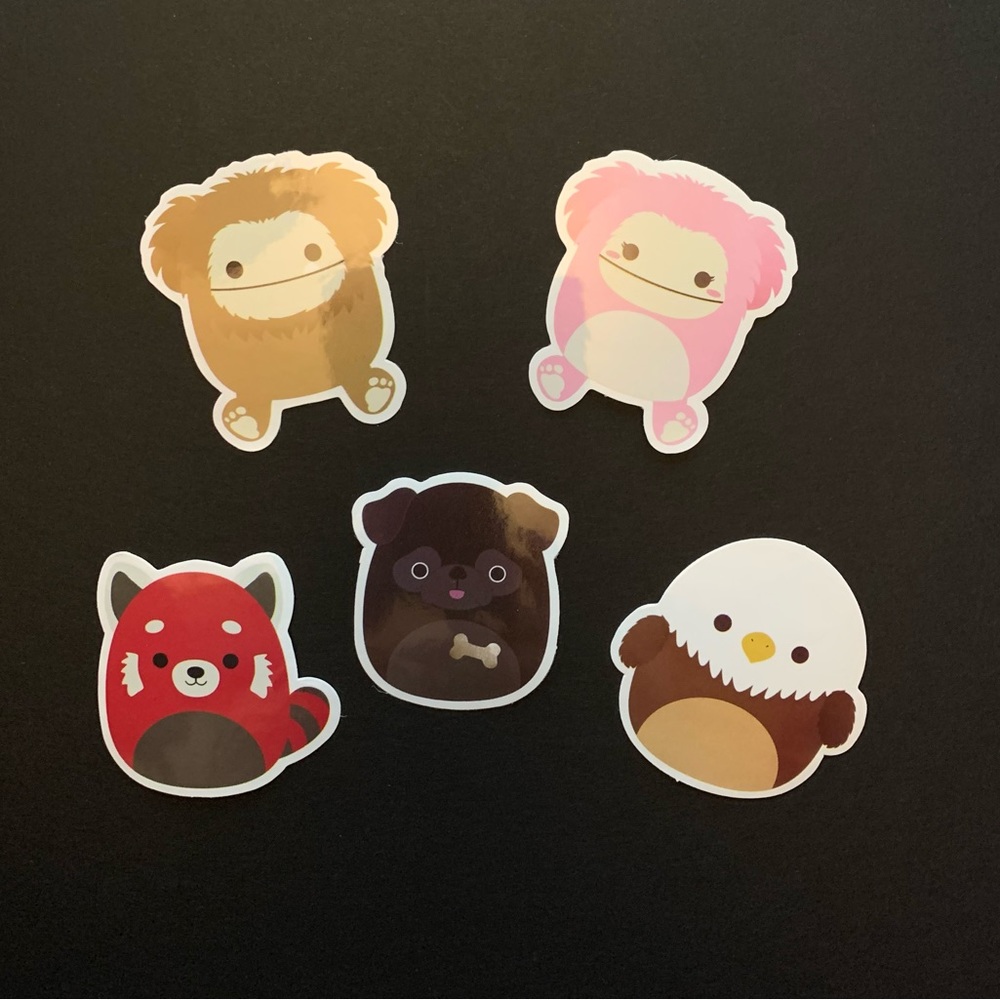 Squishmallow hand picked sticker collection